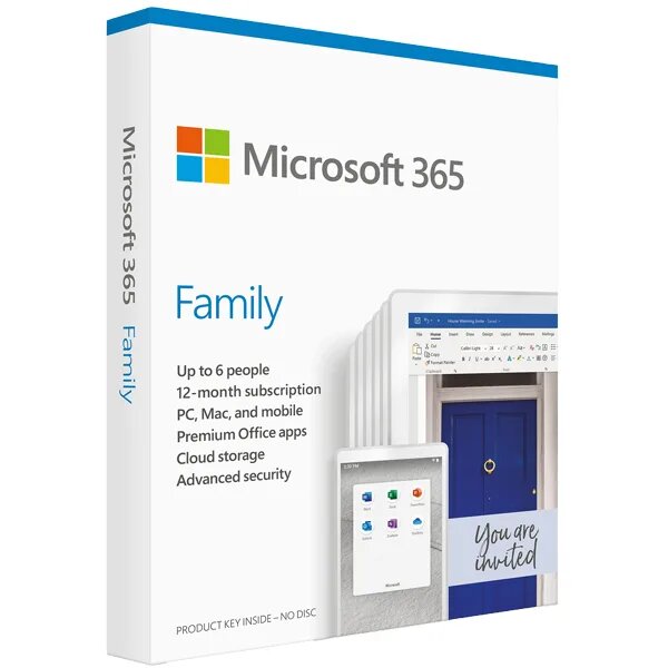 Microsoft Office 365 Family (Home) 6PC/MAC 1 year|ESDKey